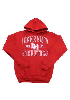 Lower Hutt Athletics Youth Hoodie Red